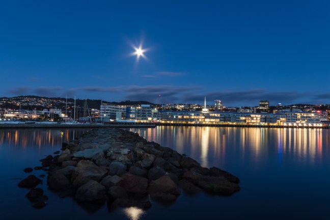 Wellington Harbor Moonlight